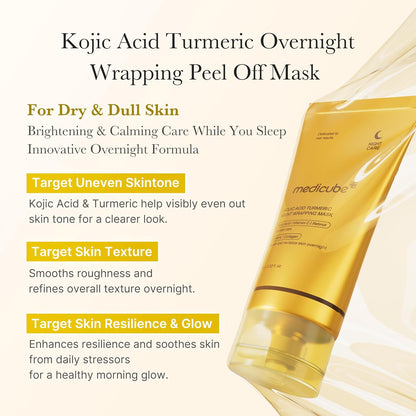 MEDICUBE TURMERIC COLLAGEN NIGHT MASK